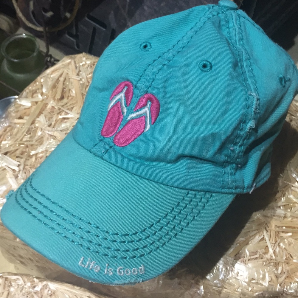 Life Is Good Sandals Cap. - Picture 1 of 3
